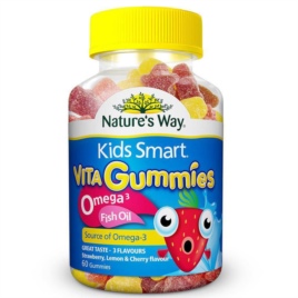 Kẹo Omega 3 cho bé - Nature's Way - Kids Smart Vita Gummies Omega 3 Fish Oil 60 viên
