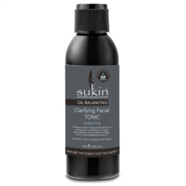 Nước hoa hồng kiềm dầu trị mụn - Sukin - Oil Balancing Clarifying Facial Tonic 125ml