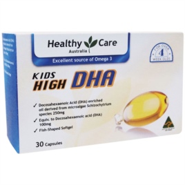 DHA cho bé - Healthy Care - Kids High DHA 60 viên