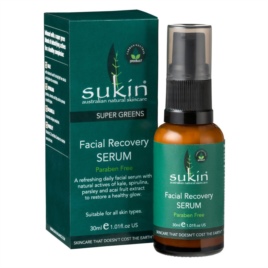 Tinh chất phục hồi da - Sukin - Super Greens Facial Recovery Serum 30ml