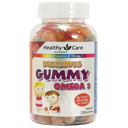 Kẹo Omega 3 cho bé - Healthy Care - Gummy Omega 3 250 viên