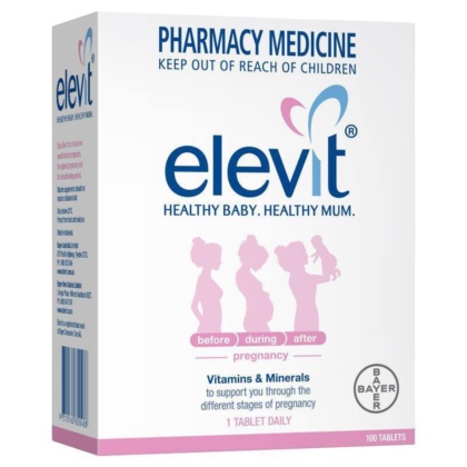 Vitamin và khoáng cho mẹ - Pharmacy Medicine - Elevit 100 viên